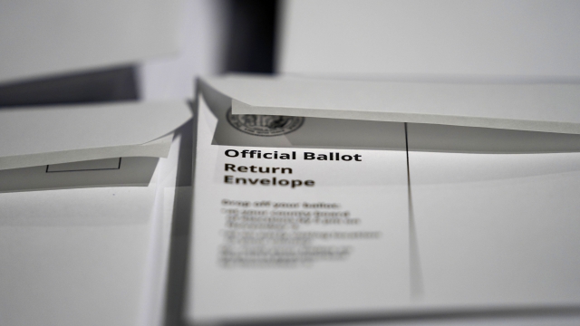 Absentee ballot return envelope