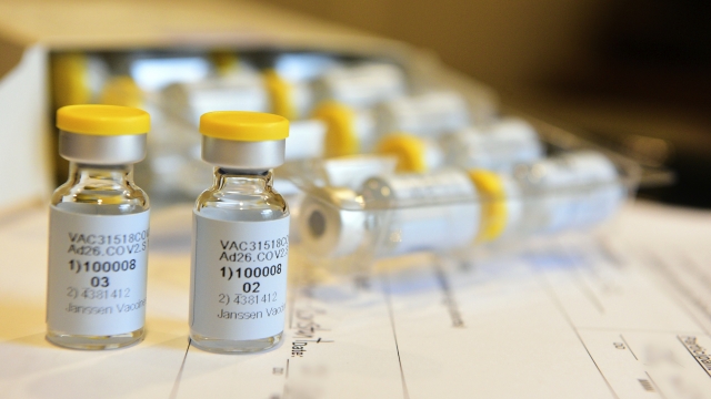 A ingle-dose COVID-19 vaccine being developed by Johnson & Johnson.