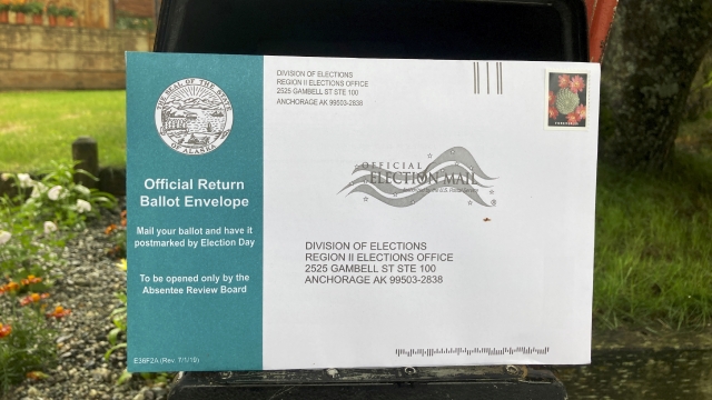 Alaska absentee ballot envelope