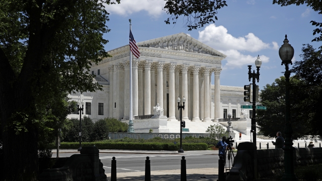 The Supreme Court is seen on Capitol Hill in Washington.