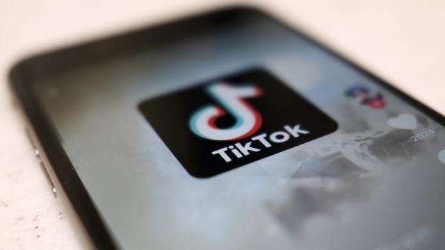 A logo of a smartphone app TikTok is seen on a user post on a smartphone screen Monday, Sept. 28, 2020, in Tokyo.