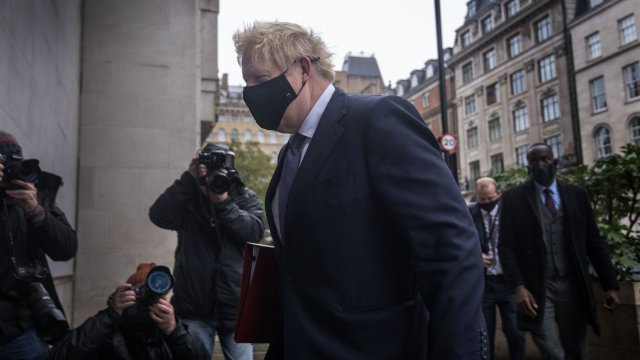 U.K. Prime Minister Boris Johnson has defended his government's handling of the virus with cases and deaths on the rise.