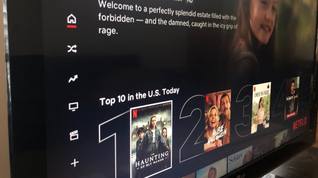 Netflix interface on Roku.