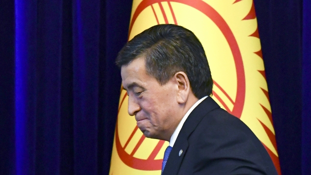 Kyrgyzstan's President Sooronbai Jeenbekov