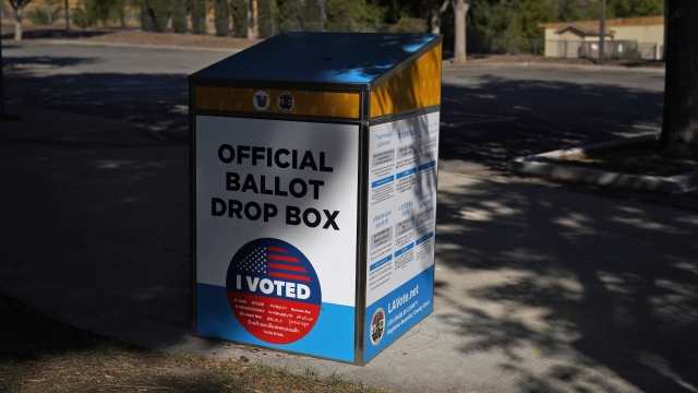 Official California ballot drop box