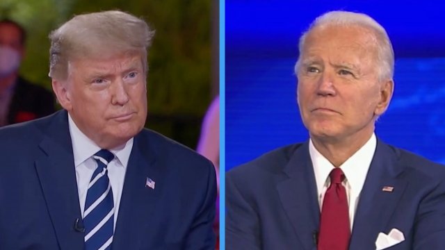 President Donald Trump and former Vice President Joe Biden