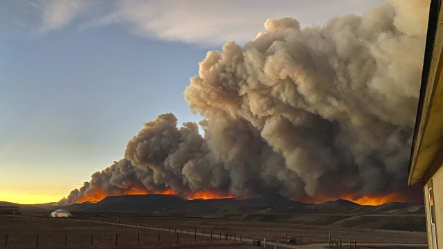 The East Troublesome Fire in Colorado