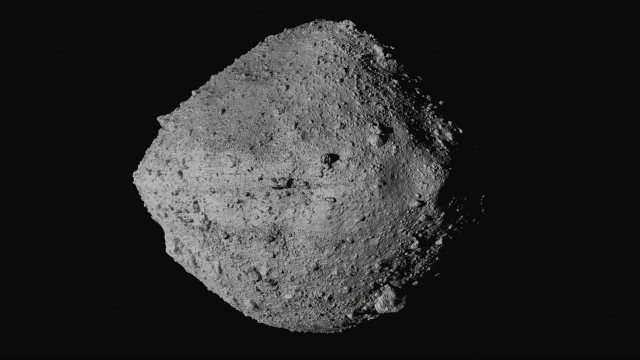 The asteroid Bennu.