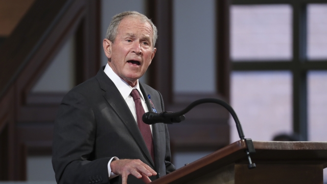 George W. Bush speaks at late Rep. John Lewis' funeral