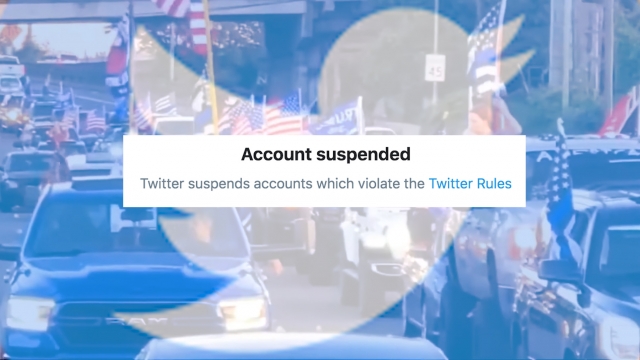 Twitter "Account Suspended" message