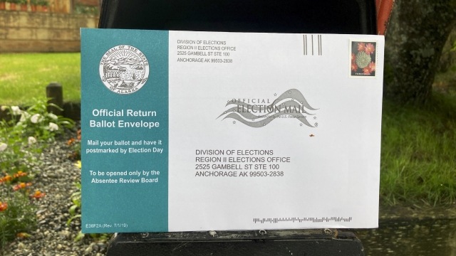 An Alaskan mail-in ballot