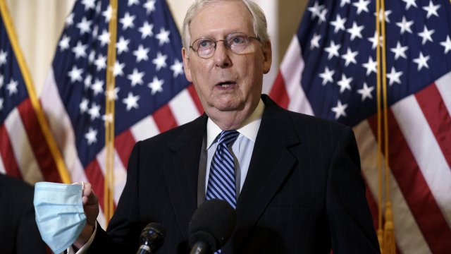 Senate Majority Leader Mitch McConnell, R-Ky.,