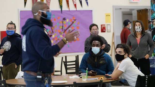 New York City is shuttering schools to try to stop the renewed spread of the coronavirus, Mayor Bill de Blasio said Wednesday
