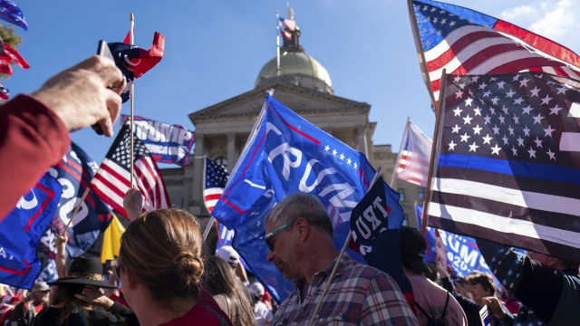 President Trump supporters protests in Georgia