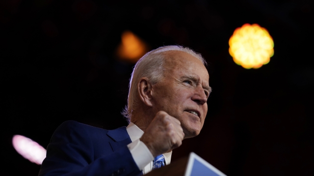 President-Elect Joe Biden speaks in Delaware on Nov. 25