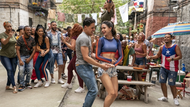 Image released by Warner Bros. Picures shows a scene from the upcoming film "In the Heights."