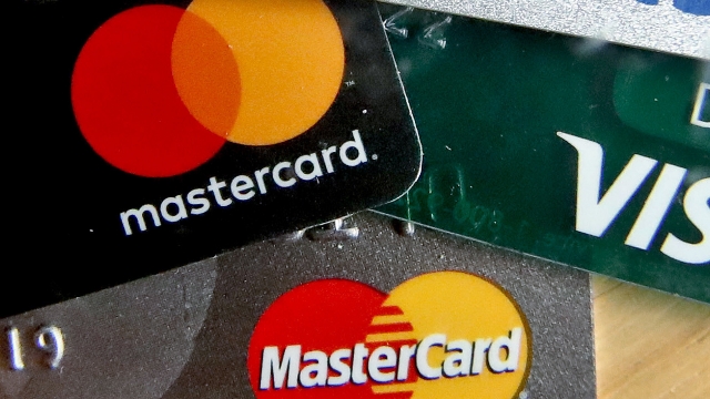 Mastercard and Visa credit cards