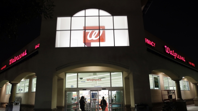 The outside of a Walgreens store in Los Angeles, California