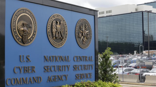 The sign outside the National Security Agency