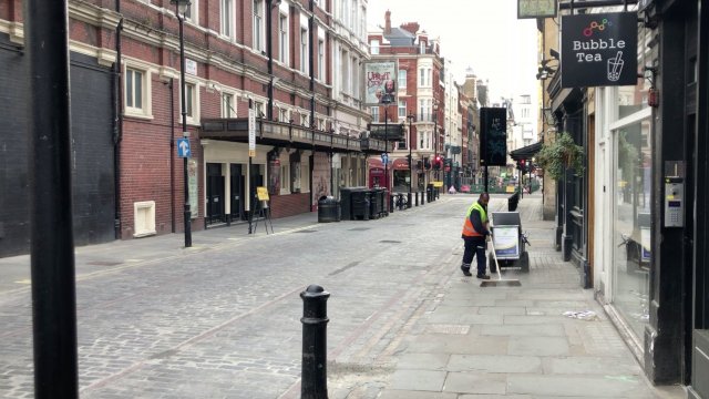 Empty London street