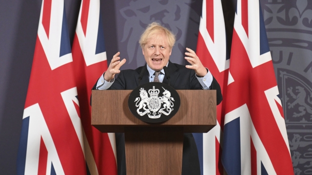 Britain Prime Minister Boris Johnson.