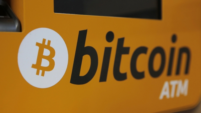 A Bitcoin logo