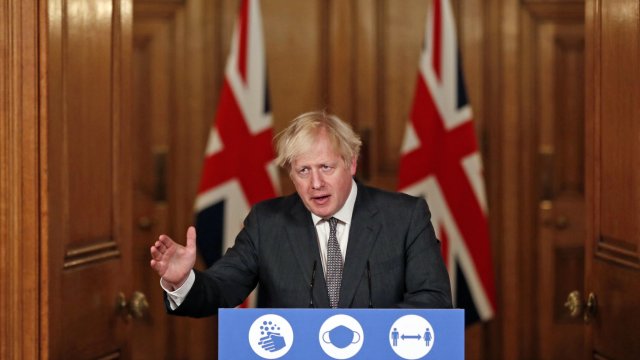 Prime Minister Boris Johnson said the U.K. could likely see tougher restrictions soon.