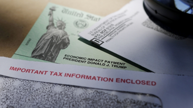 Stimulus check issued by the IRS