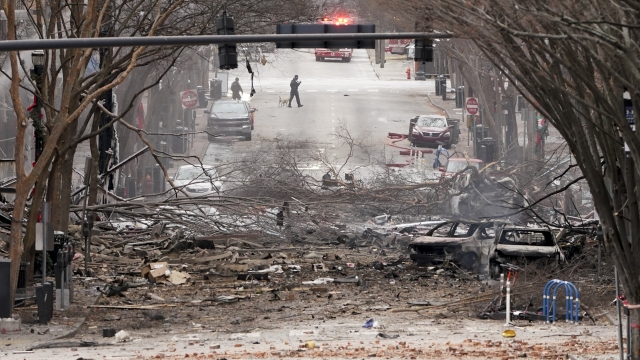 Scene of Nashville RV explosion