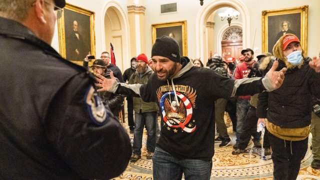 Rioters in U.S. Capitol