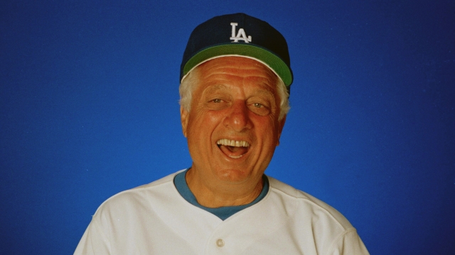 Hall of Fame manager Tommy Lasorda.