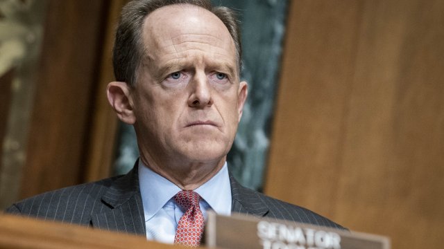 Sen. Pat Toomey, R-PA, said he thinks the president should resign.