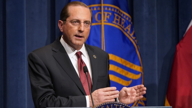 Health and Human Services Secretary Alex Azar submitted his resignation letter on January 12.
