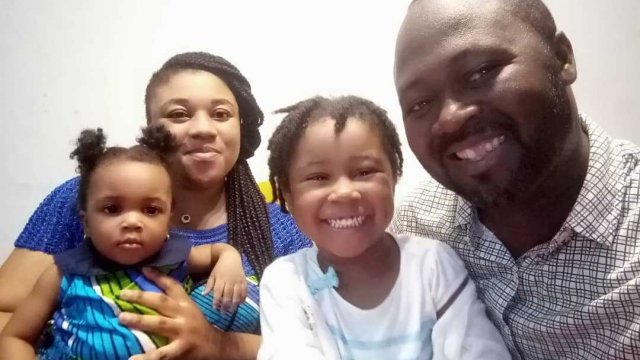 A family in Ivory Coast who won the diversity visa lottery