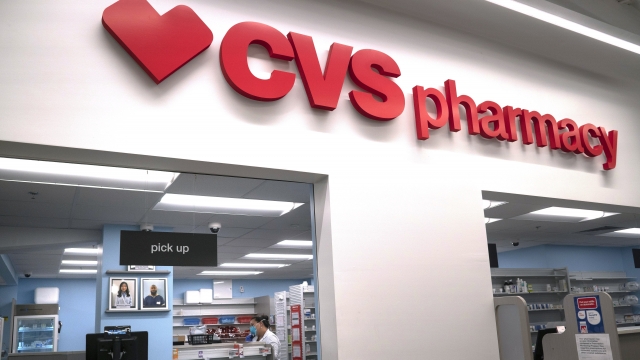 CVS Pharmacy window.