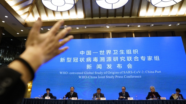 The WHO-China Joint Study Press Conference held at the end of the World Health Organization mission in Wuhan, China.