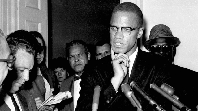 Civil Rights leader Malcolm X