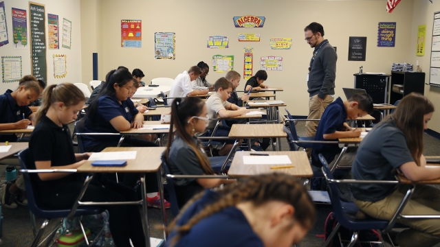 Students prepare for standardized testing