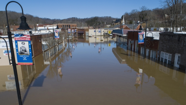 Flooding in Beattyville, Kentucky