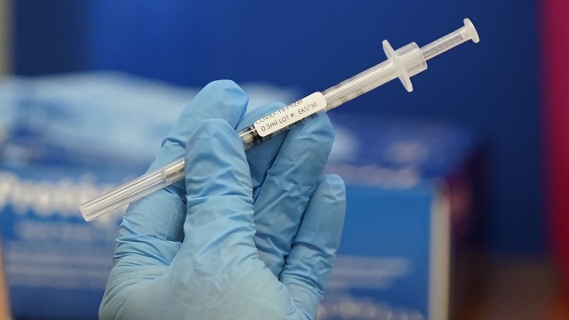Closeup of the Pfizer-BioNTech COVID-19 vaccine