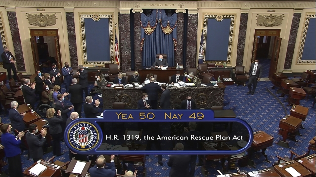 The American Rescue Plan narrowly passed the Senate this weekend.