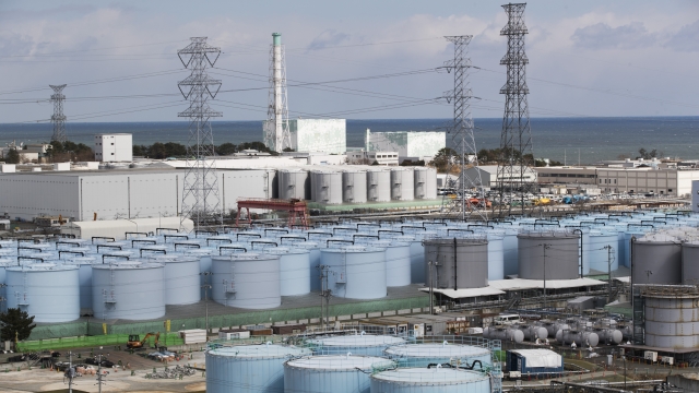 The Fukushima Daiichi nuclear power plant in Okuma town, Fukushima prefecture, northeastern Japan.