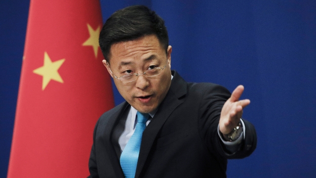 Chinese Foreign Ministry spokesperson Zhao Lijian.