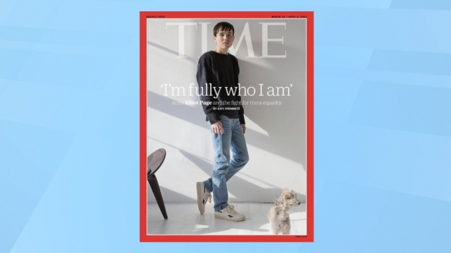 Actor Elliot Page on Time Magazine cover