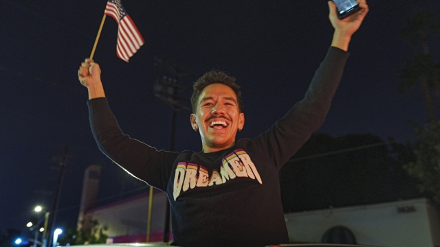 Dreamer Luis Jose, whose family immigrated from Venezuela, celebrates Joe Biden's presidential win.