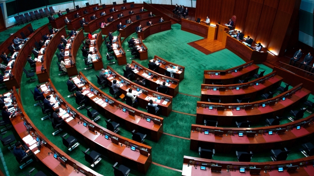 Legislative Council in Hong Kong, China