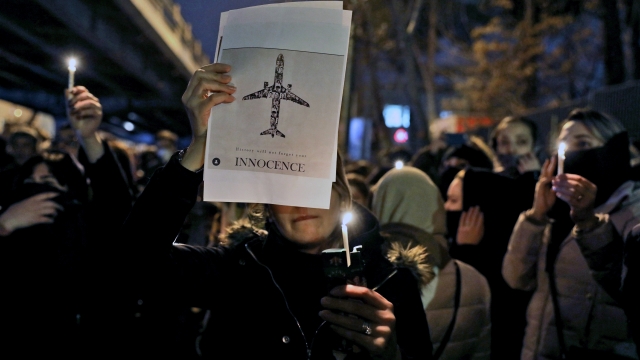 Candlelight vigil for victims of Ukrainian plane crash