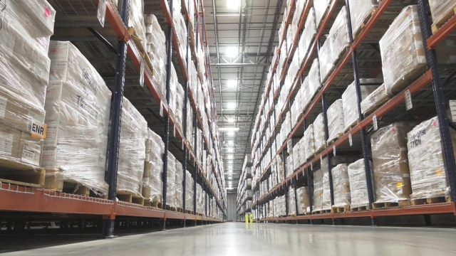 Supplies in Strategic National Stockpile warehouse