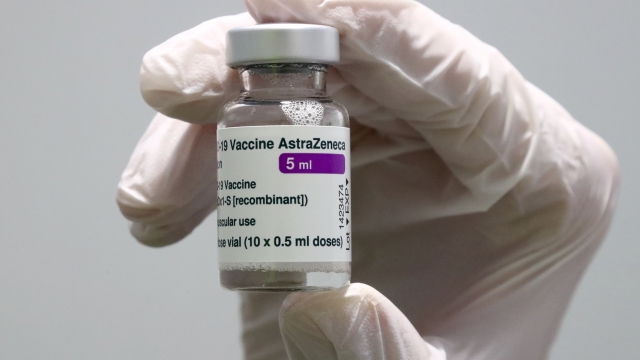 file photo medical staff prepares an AstraZeneca coronavirus vaccine