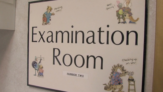 Sign for an exam room.